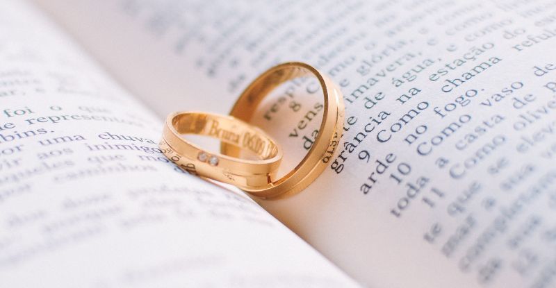 obrączki ślubne Biblia obrączki ślubne Biblia